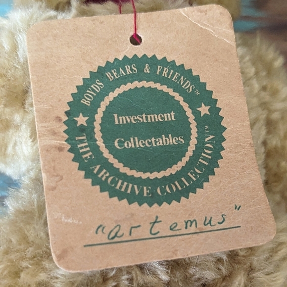 Boyds Bears "Artemus" Plush Teddy Bear 1003-08 - Picture 7 of 12